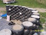 sill plate concrete filled<br/>tie-down points