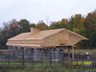 Roof is framed