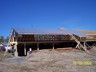Steel roof going up