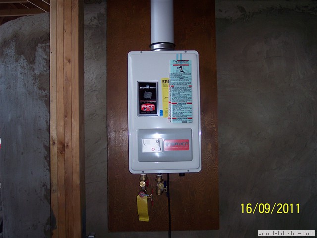 Propane hot water on demand