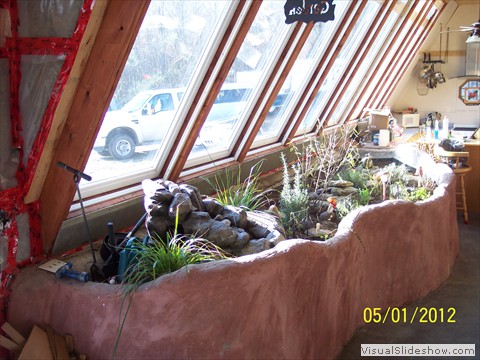 Kitchen garden is planted