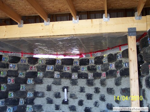 Parging the interor walls