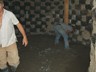 Putting in the floor