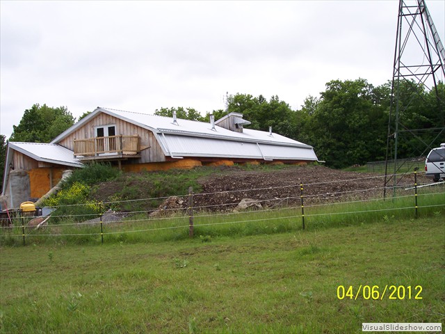 More soil added to improve slope
