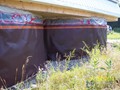 Water proofing membrane before berming