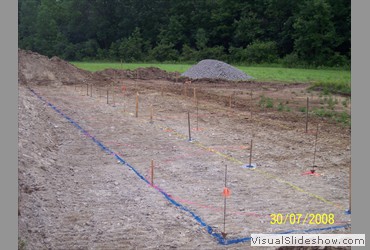 Marked out footings