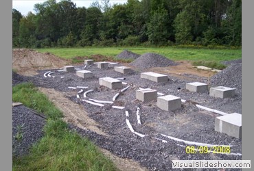 Footings & drainage ready 