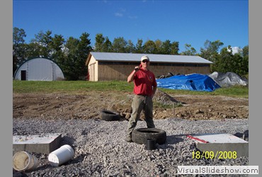 Ready to start first tire